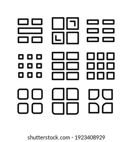 menu icon or logo isolated sign symbol vector illustration - Collection of high quality black style vector icons
