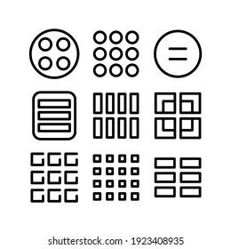 menu icon or logo isolated sign symbol vector illustration - Collection of high quality black style vector icons
