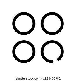menu icon or logo isolated sign symbol vector illustration - high quality black style vector icons
