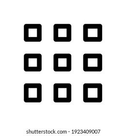 menu icon or logo isolated sign symbol vector illustration - high quality black style vector icons
