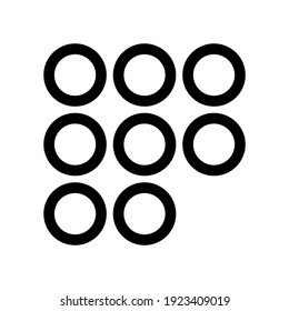menu icon or logo isolated sign symbol vector illustration - high quality black style vector icons
