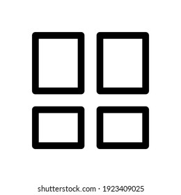 menu icon or logo isolated sign symbol vector illustration - high quality black style vector icons
