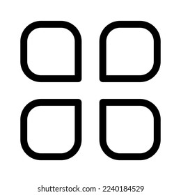 menu icon or logo isolated sign symbol vector illustration - high quality black style vector icons
