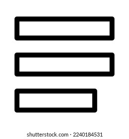 menu icon or logo isolated sign symbol vector illustration - high quality black style vector icons
