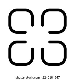 menu icon or logo isolated sign symbol vector illustration - high quality black style vector icons

