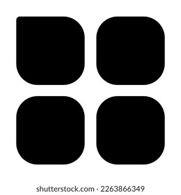 menu icon or logo isolated sign symbol vector illustration - high quality black style vector icons
