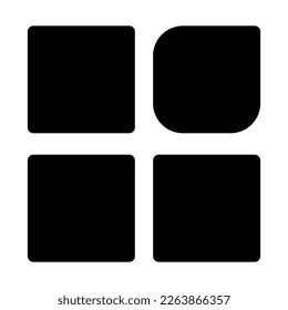 menu icon or logo isolated sign symbol vector illustration - high quality black style vector icons