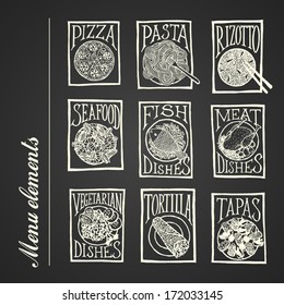 MENU ICON - Meals blackboard