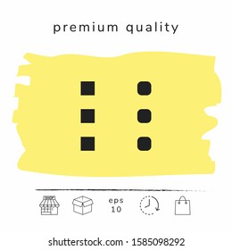 Menu icon for mobile apps and websites. Graphic elements for your design