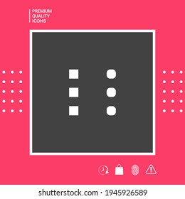 Menu icon for mobile apps and websites