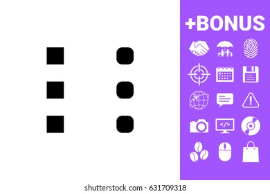 Menu icon for mobile apps and websites Menu icon for mobile apps and websites
