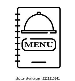 menu icon. Old paper. Cooking background. Vector illustration. stock image. 