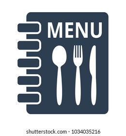 Menu icon on white background. Vector illustration