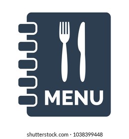 Menu icon on white background. Vector illustration