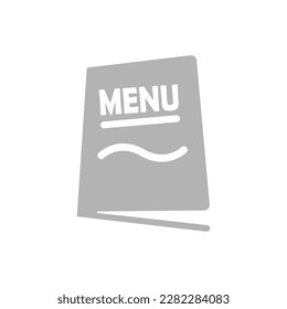 menu icon on a white background, vector illustration