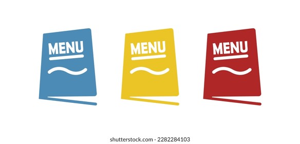 menu icon on a white background, vector illustration