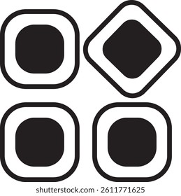 menu icon on white background