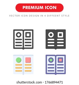 menu icon pack isolated on white background. for your web site design, logo, app, UI. Vector graphics illustration and editable stroke. EPS 10.