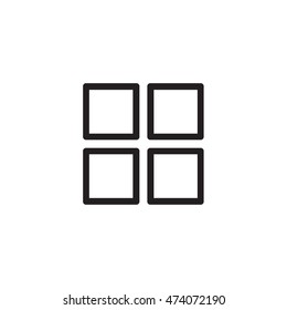 Menu icon, pictogram