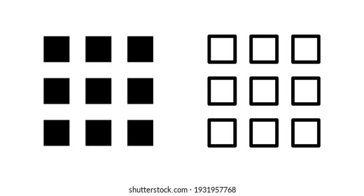 Menu Icon set. web menu icon. hamburger menu symbol