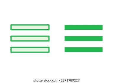 Menu Icon set. web menu icon. hamburger menu symbol