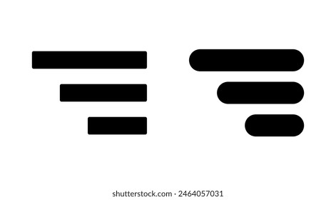 Menu Icon set. web menu icon. hamburger menu symbol