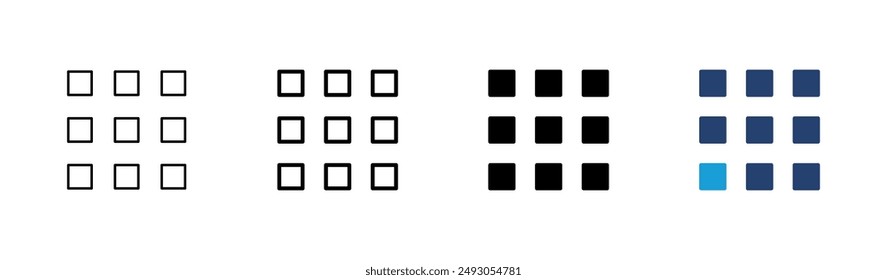 Menu Icon set. web menu icon. hamburger menu symbol