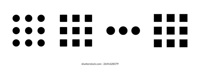 Menu Icon set. web menu icon. hamburger menu symbol