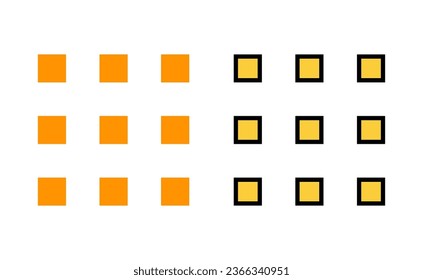 Menu Icon set for web and mobile app. web menu sign and symbol. hamburger menu symbol