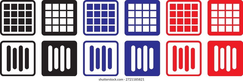 Conjunto de iconos de menú. Símbolo de navegación por Sitio web. Web de hamburguesas. Signo de menú de lista. Iconos de hamburguesa App. Hamburguesa icono de línea de menú hamburguesa interfaz de menú línea simple, mínimo ui hamburguesa emergente