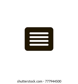 menu icon. sign design