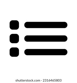 Menu icon. sign for mobile concept and web design. vector illustration
