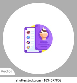 Menu icon sign vector,Symbol, logo illustration for web and mobile