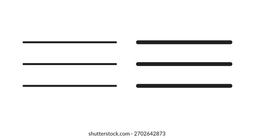 Logotipo abstracto del Diseño gráfico moderno de la tendencia plana simple del icono del menú