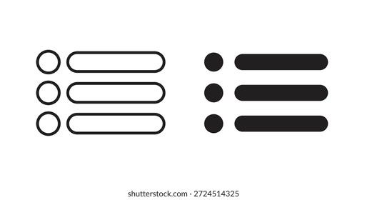Icono de menú en elemento de logotipo abstracto de Diseño gráfico moderno de tendencia plana simple