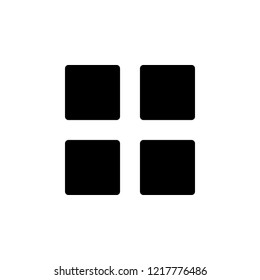 Menu icon. Simple glyph vector of web set for UI and UX, website or mobile application