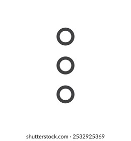 Ícone de menu Contorno simples do logotipo do vetor