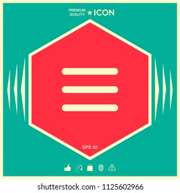 Menu Icon symbol
