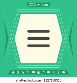 Menu Icon symbol