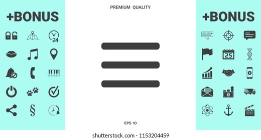 Menu Icon symbol