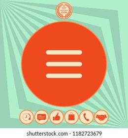 Menu Icon symbol