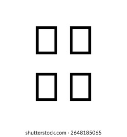 Menu icon symbol for apps and websites. web menu sign and symbol. hamburger menu symbol