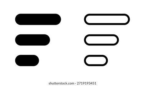 Menu icon symbol for apps and websites. web menu sign and symbol. hamburger menu symbol