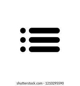 menu icon symbol vector