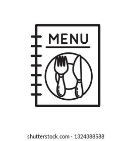 menu icon in trendy flat style 