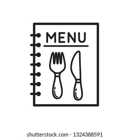 menu icon in trendy flat style 
