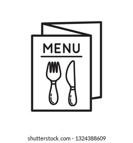 menu icon in trendy flat style 