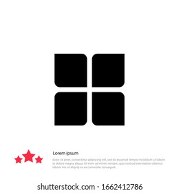 Menu Icon in trendy flat style