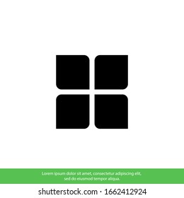 Menu Icon in trendy flat style