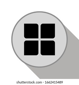 Menu Icon in trendy flat style